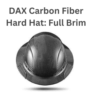 DAX Carbon Fiber Hard Hat: Full Brim
