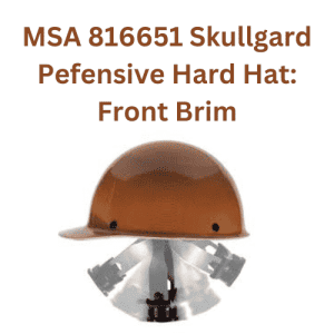 MSA 816651 Skullgard Pefensive Hard Hat: Front Brim