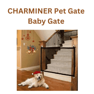 CHARMINER Pet Gate Baby Gate
