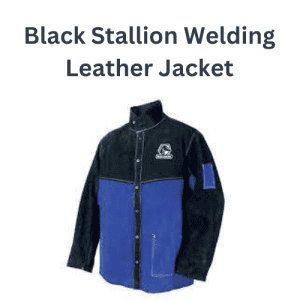 Black Stallion Welding Leather Jacket