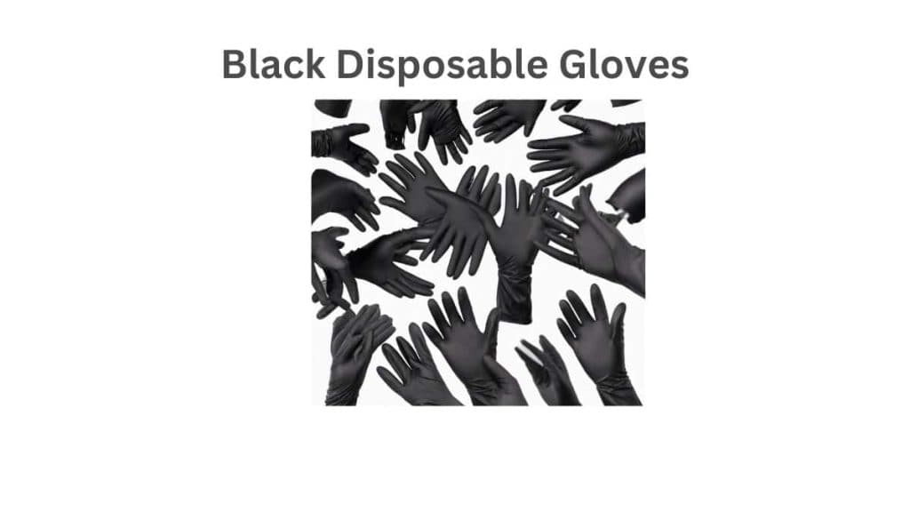 Black Disposable Glove