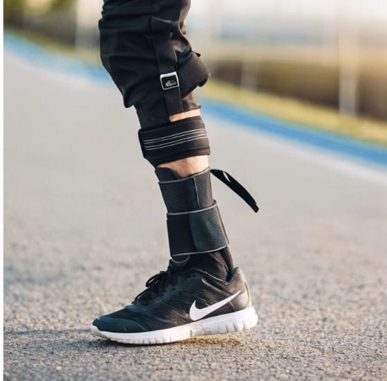 Ankle Brace with Shoes