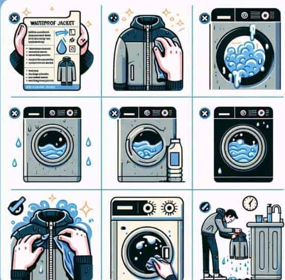 Waterproof Jacket in the Washing Machine