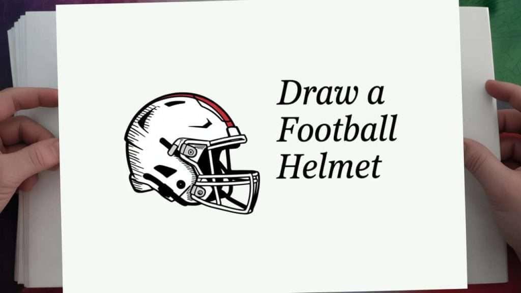 How Do You Draw a Football Helmets