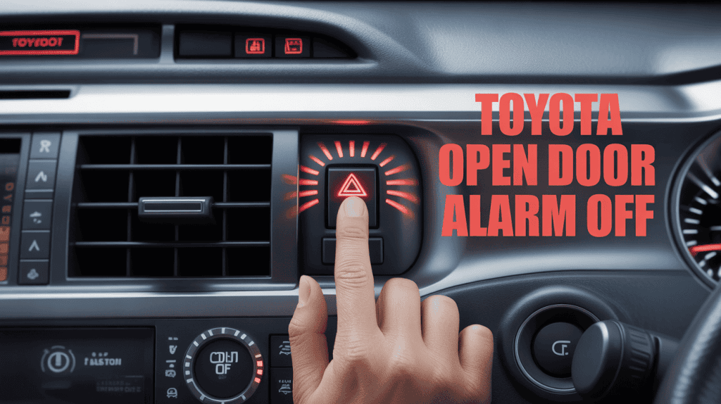 How to Turn Off Open Door Alarm Toyota
