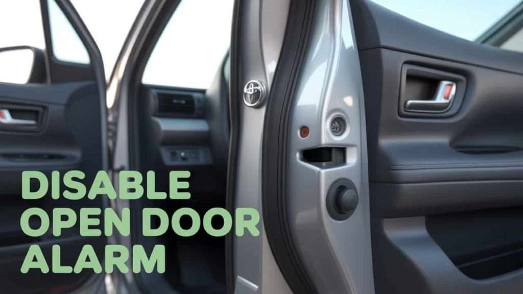 How to Turn Off Open Door Alarm Toyotas