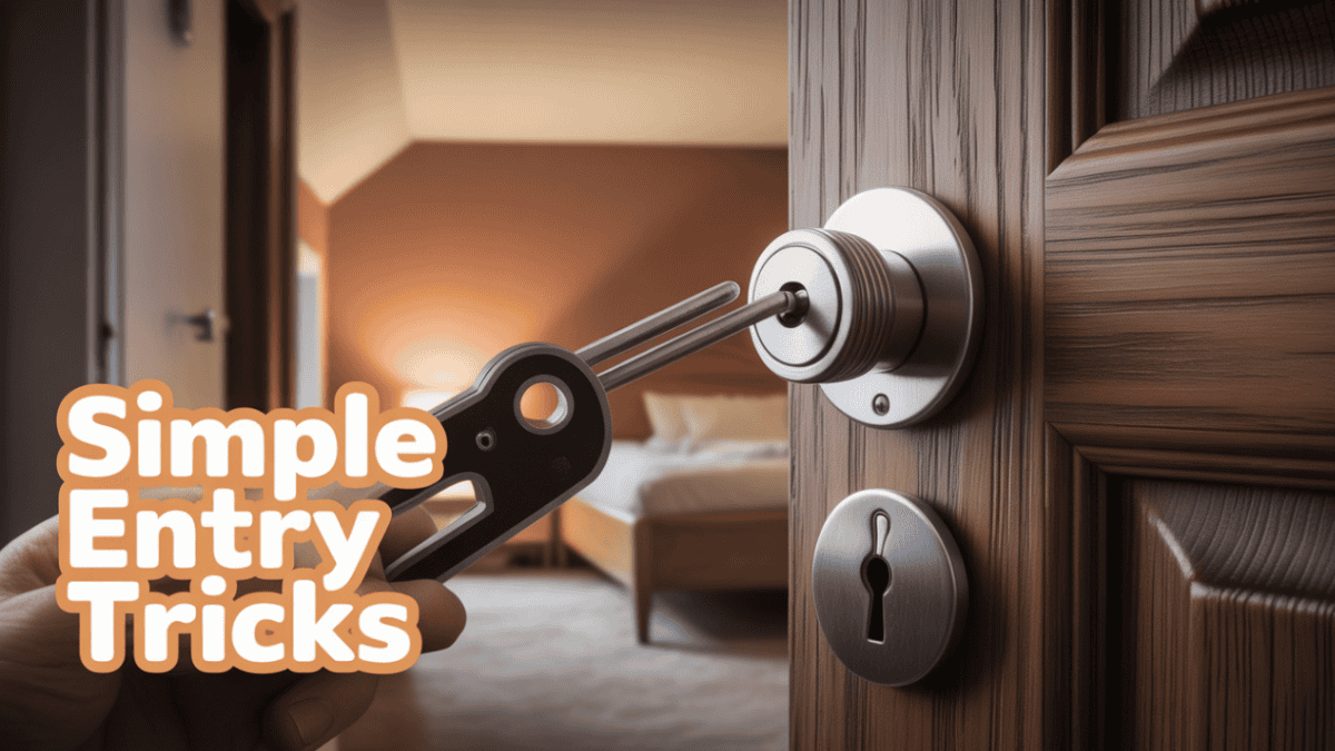 How to Get into a Locked Bedroom Door