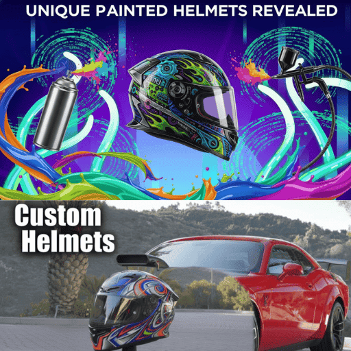 Custom Painted Motorcycle Helmets