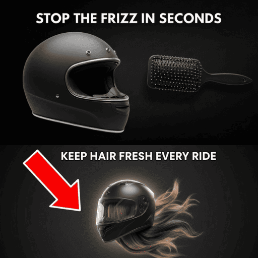 How to Stop Helmet Hair