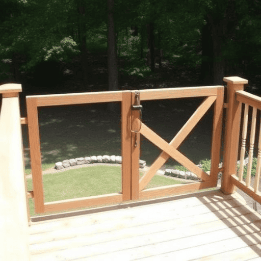 How to Build a Sliding Gate for a Deck