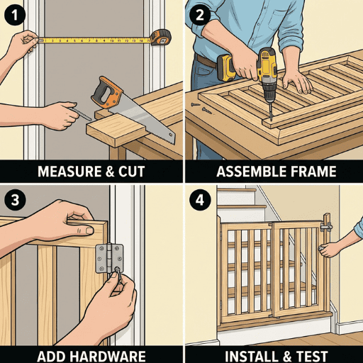 How to make a safety gate
