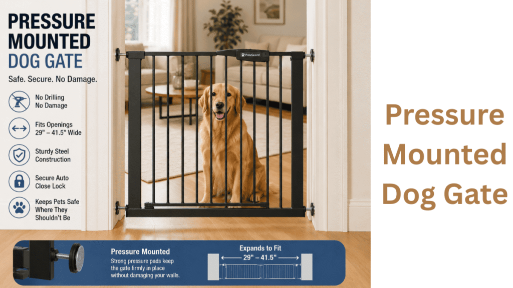 Pressure Mounted Dog Gate